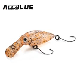 ALLBLUE MOCA DR SS Crankbait 30mm 2.3g Slow Sinking Wobbler Trout Fishing Lure Freshwater Crank Minnow Artificial Hard Bait
