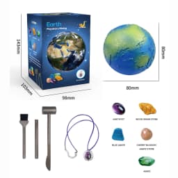 Children's Archaeology Digging Treasure Planet Gem Ore Exploration of The Solar System Mining Science Education Educational Toys