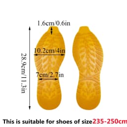 1Pair Non-Slip Sneakers Outsole Cuttable Rubber Sole Stickers Replaceable Repair Outsole Wearable Shoes Pads Repair Materials