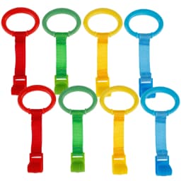 4/8Pcs Baby Crib Pull Ring Baby Walking Exercises Assistant Crib Pull Rings Balance Training Ring Hanging Pendant Household