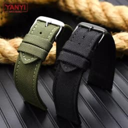 Nylon Watchband for I-WC S-Eiko Swristband Canvas Durable Sport Watch Strap Comfortable Leather Bottom 16mm 18mm 20mm 22mm 24mm