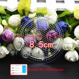 2.6mm Large Clear Plastic Fuse Boards Beads Pegboards Hama Beads Tweezers Creative DIY Jewelry Craft for Kids Craft Beads