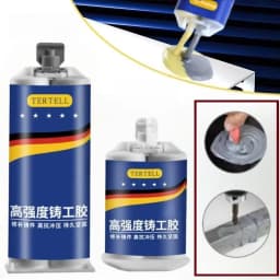 Metal Repair Paste 2 In1 Industrial AB Caster Glue Heat Resistant Sealant Cold Weld Strong Defect Repair Agent Glue