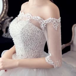 Vestido De Noiva 2021 New Gryffon Half Sleeve Boat Neck Wedding Ball Gown Luxury Lace Sequins Wedding Dresse Robe De Mariee