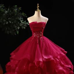 Strapless Vestidos Quinceanera Dress 2021 New Real Photo Party Dress Formal Prom Ball Gown Vintage Lace Quinceanera Dresses