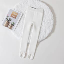 Kids Girls Polar Fleece Lining Stripes Pantyhose Plus Velvet Thick Warmth Cotton Winter Leggings Baby Child Keep Warm Stockings