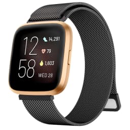 Metal Magnetic Strap For Fitbit Versa 1/Versa 2/versa 3/Versa 4 Band Bracelet Wristband For Fitbit Versa Lite/Sense 2 Strap
