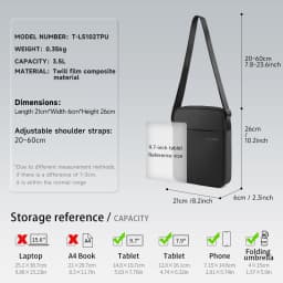 Tigernu New Men Messenger Bag High Quality Waterproof Shoulder Bag For Men Business Travel Crossbody Bag Male Mini Bag