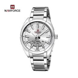 NAVIFORCE Classic Casual Watch for Men Stainless teel Sport Waterproof Male Watches Quartz Date Display Clock Relogio Masculino
