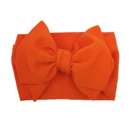 Solid Baby Headband Adjustable Big Bowknot Hair Band Oversize Turban Newborn Headwear For Baby Girls Fashion Hair Accessories
