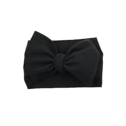 Solid Baby Headband Adjustable Big Bowknot Hair Band Oversize Turban Newborn Headwear For Baby Girls Fashion Hair Accessories