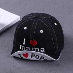 Baby Denim Baseball Cap I Love Mama Summer Hat Kids Sun For Boys And Girls Letter Children's Hats s