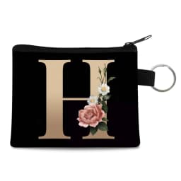 Canvas Shoppers Coin Purses Women Clutch Pouch Mini Organizer Travel Makeup Bag Gold 26 Letters Luxury Tote Bags Coin Wallet