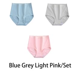 3PCS/Set M-3XL Women Plus Size Panties Cotton Underwear Lingerie 6 Solid Colors Sexy Female High Waist Seamless Briefs NKT2119