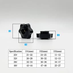 Manual Tighten Nut Thumb Clamping Knob Handle Plum Thread Hand Mechanical Star Nuts M4 M5 M6 M8 M10 M12 Plum Hand Tighten Nut