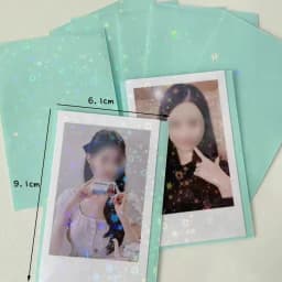 Sharkbang 50pcs/Lot Holo Card Sleeves 61x91mm 20C Star Series PP Kpop Holders For Postcards Films Game Cards Photocard Protector