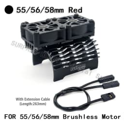SURPASS HOBBY 36mm 40-42mm 55-58mm Brushless Motor Cooling Fan Holder for 540 550 3650 3660 4268 4274 1/10 1/7 1/8 1/5 RC Car