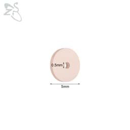 ZS 6-200pcs/lot Silicone Piercing Healing Discs Set Flexible Anti Hyperplasia Flat Clear Medical Grade Silicone Disc 3/5/7/9MM