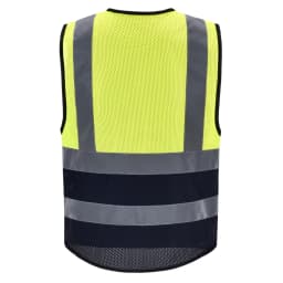 AYKRM High Visibility Reflective Vest Safety Zip Pocket Hi Viz Security Waistcoats Multi Customized Logo Construction
