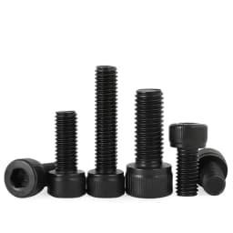 2~50pcs M1.6 M2 M2.5 M3 M4 M5 M6 M8 M10 M12 Black Galvanized 304 Stainless Steel Hexagon Hex Socket Head Cap Bolt Screw DIN912