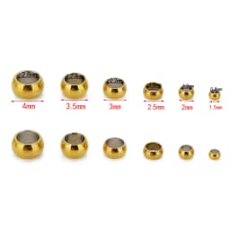 100pcs/lot Stainless Steel End Stopper Spacer Beads Crimp End Positioning Ball Beads For Diy Jewelry Making Accessories