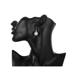 925 Sterling Silver Earrings temperament Women Ball earrings Christmas Gifts Street all-match Jewelry