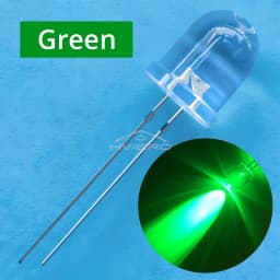 50Pcs 10mm Round Top Super Bright Lamp Beads Clear Emitting Diode LED White Red Green Blue Yellow UV Pink Orange Dome Light Bulb