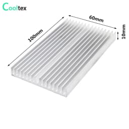 Aluminum Heatsink Extruded Heat Sink for LED Electronic PCB CHIP Heat Dissipation Cooling Cooler