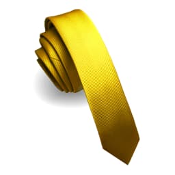 KAMBERFT Fashion Casual 4cm Slim Silk Tie Solid Color Black Red Ties Handmade Men Woven Skinny Necktie For Wedding Party