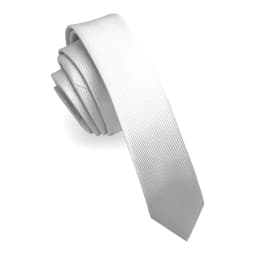 KAMBERFT Fashion Casual 4cm Slim Silk Tie Solid Color Black Red Ties Handmade Men Woven Skinny Necktie For Wedding Party
