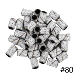 80#150#240# Zebra Sanding Bands Machine Nail Drill Bits Foot Care Polishing Manicure Gel Polish Remover Replacement Tools Cutter
