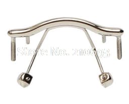 10pcs glasses nose pad arm metal rimless optical frame bridge nose pad holder eyewear accessory eyeglasses bridge Black Gold