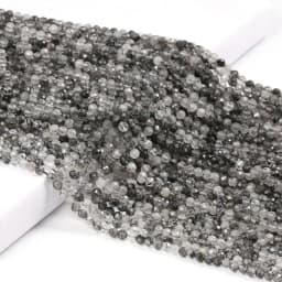 Natural Gem Stone Garnet Beaded 2 3mm Small Faceted Loose Beads for DIY Bracelet Necklace Jewelry Making Accessories 15''