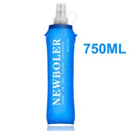 750ML Water Bottle TPU Folding Soft Flask Sport Water Bottle Water Bag Collapsible Water Bottle Running Camping Hiking