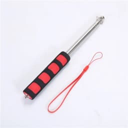 1pcs Flexible Handle Flagpole Stainless Steel Telescopic Tour Guide Banner Flagstaff Teaching Stick Teacher Pointer