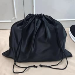 Large Silk Satin Drawstring Care Bag Custom Wigs Storage Dust Proof Packaging Pouch Black Reusable Sack Handbag Shoes Travel Bag