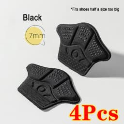 4Pcs Heel Stickers Heel Protectors Sneaker Shrinking Size Insoles Anti-wear Feet Shoe Pads Adjust Size High Heel Cushion Inserts