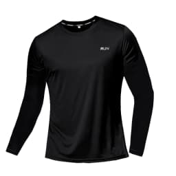 Summer Ice Silk Long Sleeve T-Shirt Men 2026 New Quick Dry Breathable Air Conditioning Outdoor Sun Protection Running Outer Wear