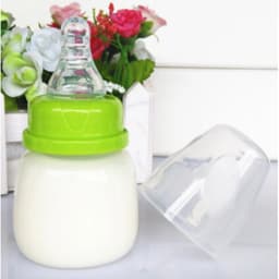 60ML Baby Newborn Mini Portable Feeding Nursing Bottle BPA Free Safe Infant Nursing Nipple Care Feeder Fruit Juice Milk Bottles