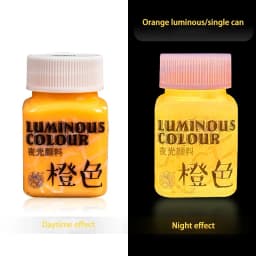 58ML Fluorescent Acrylic Pigment Luminous Pigment Glow in Dark Hand Painted DIY Festival Party Wall Light Absorbing Pigment