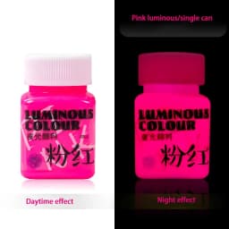 58ML Fluorescent Acrylic Pigment Luminous Pigment Glow in Dark Hand Painted DIY Festival Party Wall Light Absorbing Pigment