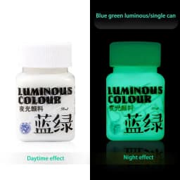 58ML Fluorescent Acrylic Pigment Luminous Pigment Glow in Dark Hand Painted DIY Festival Party Wall Light Absorbing Pigment