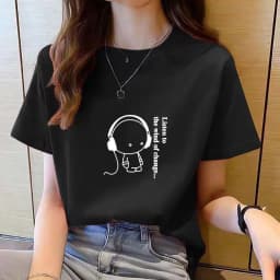 shirt women top short sleeve t shirts New Korean t shirt for Women Round Neck Loose women clothes Fashion tshirt woman Cartoon