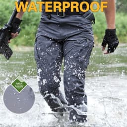 2024 City Tactical Pants Men Cargo Trousers Multi-pocket Waterproof Pant Casual Outdoor Training Overalls Clothing Hiking