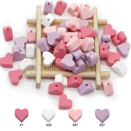 Cute-Idea Food grade Baby Silicone Beads 10PCs Baby tooth health Nursing beads Baby Pacifier Chain Toys accessories Baby goods