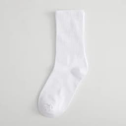 CHAOZHU Women Men Daily Basic Socks White Black Stretch Rib Socks Long Middles Length Spring Autumn Winter Cotton Casual Socks
