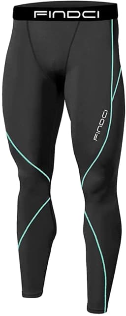 Findci Men's Sports Running Set Compression Shirt + Pants Skin-Tight Long Sleeves Quick Dry Fitness Tracksuit Gym Yoga Suits