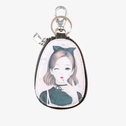 General Car Key Case Cartoon Protection Cover Men And Women Key Holder Porta Chaves Purse Porta Chave Funda Llave Lighter Bag
