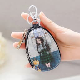 General Car Key Case Cartoon Protection Cover Men And Women Key Holder Porta Chaves Purse Porta Chave Funda Llave Lighter Bag