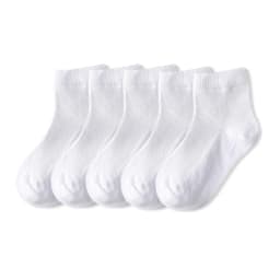 5Pairs/Lot Children Cozy Soft Solid Breathable Mesh Cotton Socks For 1-12Y Boy Girl Baby Teen Summer Kids Clothes Accessories
